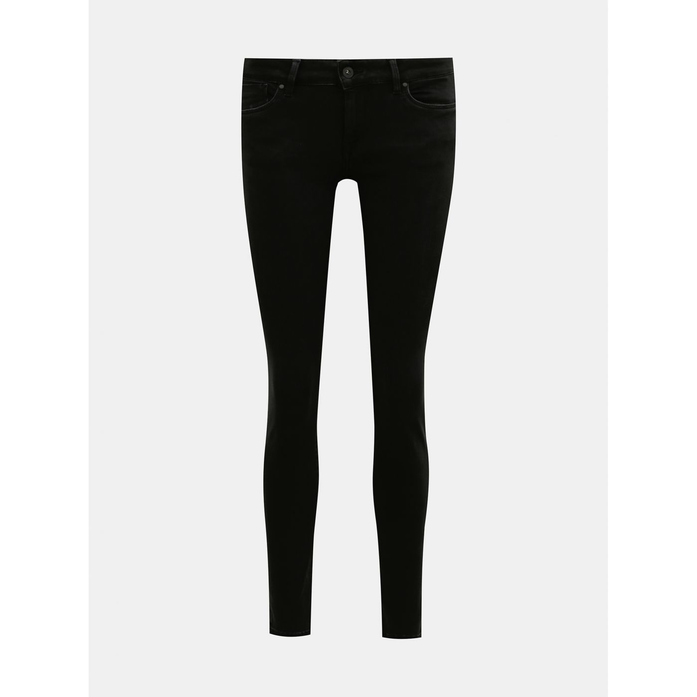 Black Women's Skinny Fit Jeans Pepe Jeans