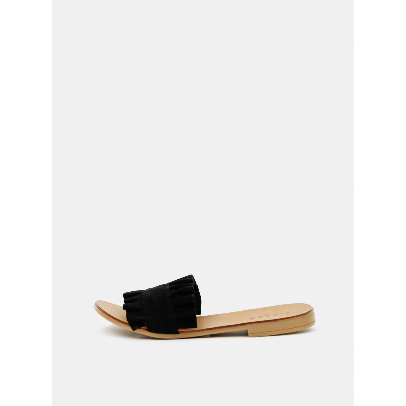 Black Suede Slippers Pieces