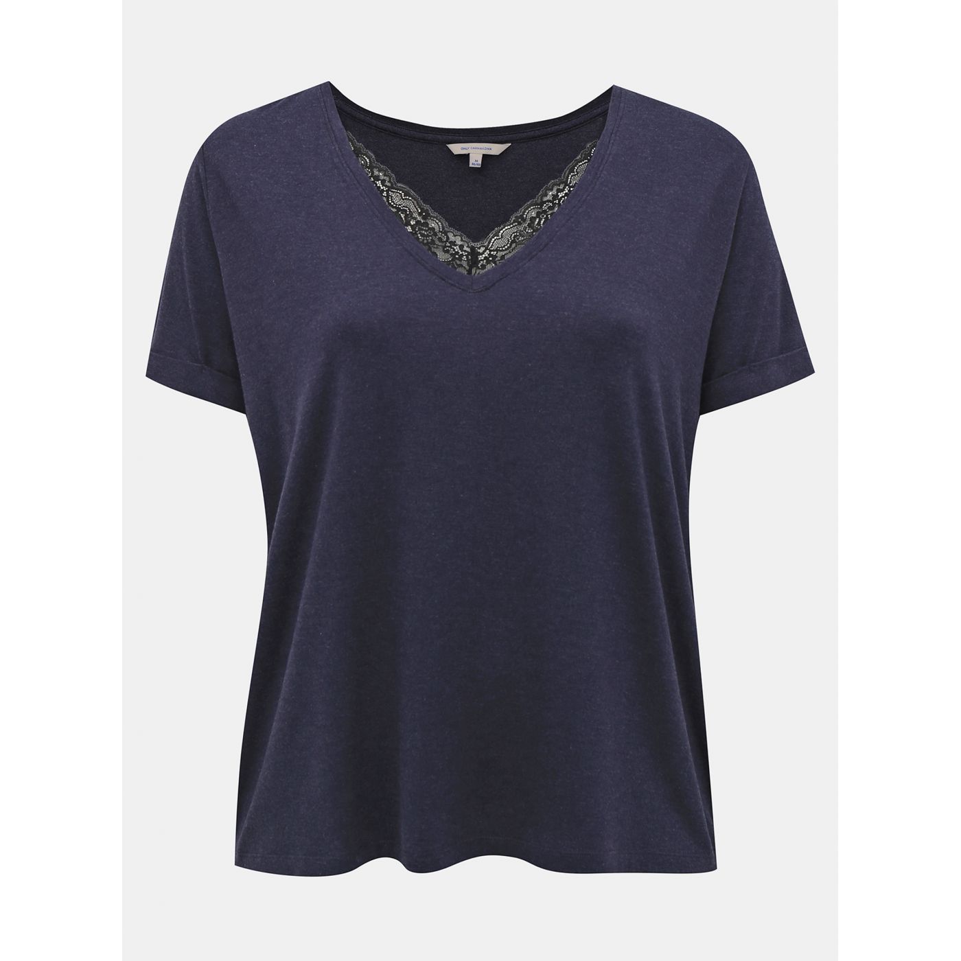Dark blue T-shirt ONLY CARMAKOMA Carma