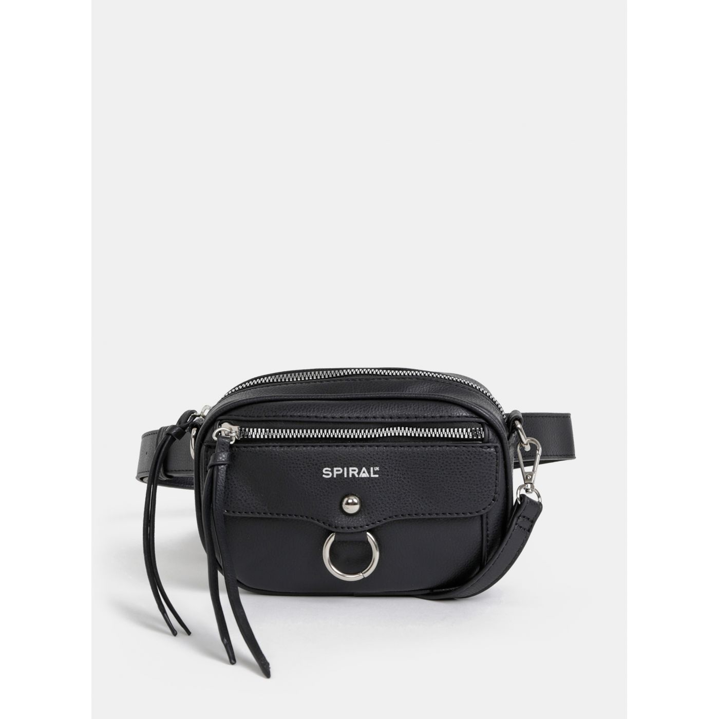 Black Women's Bag/Crossbody Spiral Handbag