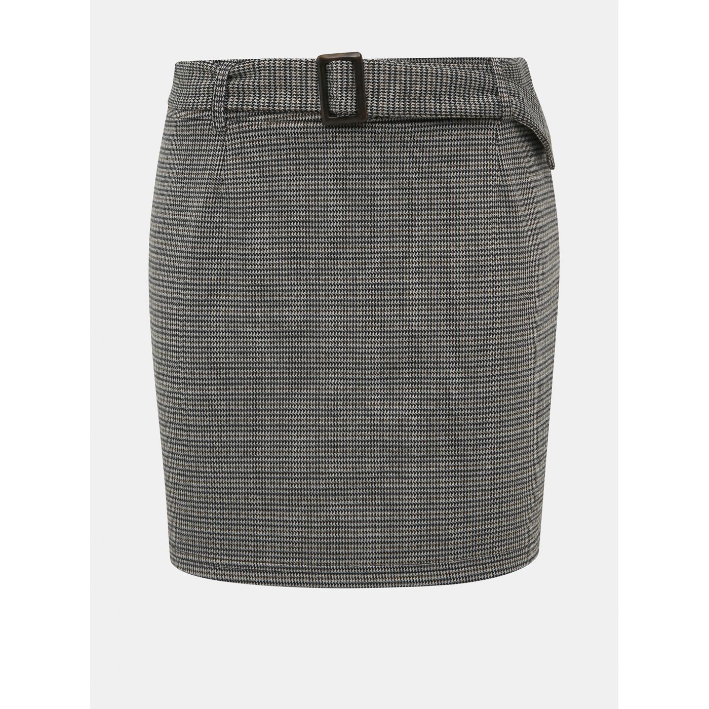 Grey patterned miniskirt VERO MODA Elisa