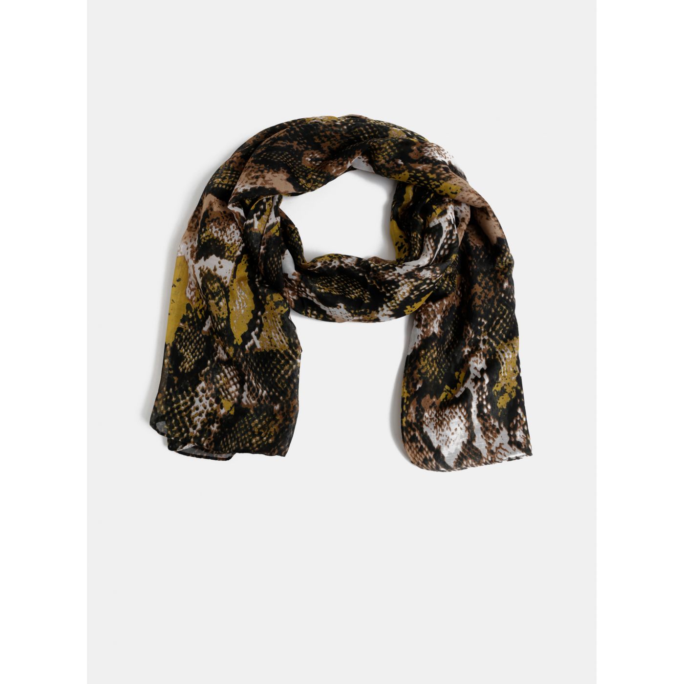 Hannah Pieces Brown Scarf