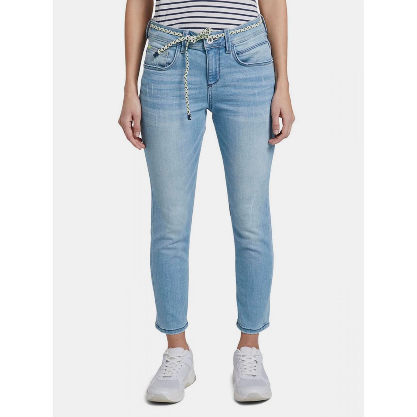 Blue Women's Abbreviated Relaxed Fit Jeans Tom Tailor