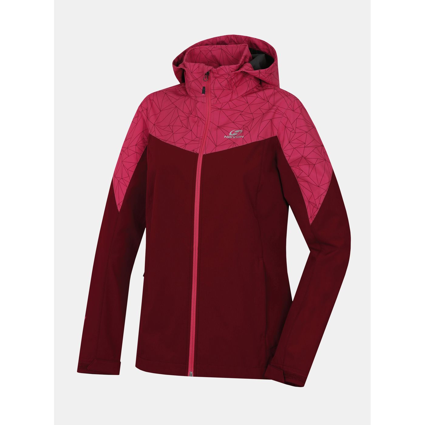 Burgundy Women's Softshell Waterproof Hannah Frida Jacket