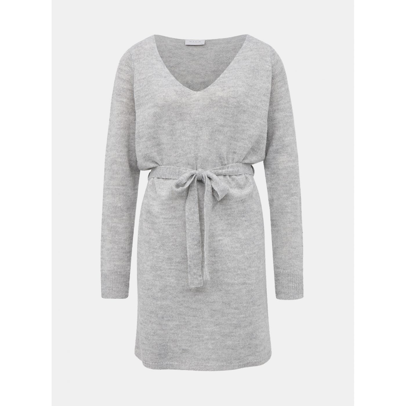 Light Grey Sweater Basic Dress VILA Suril