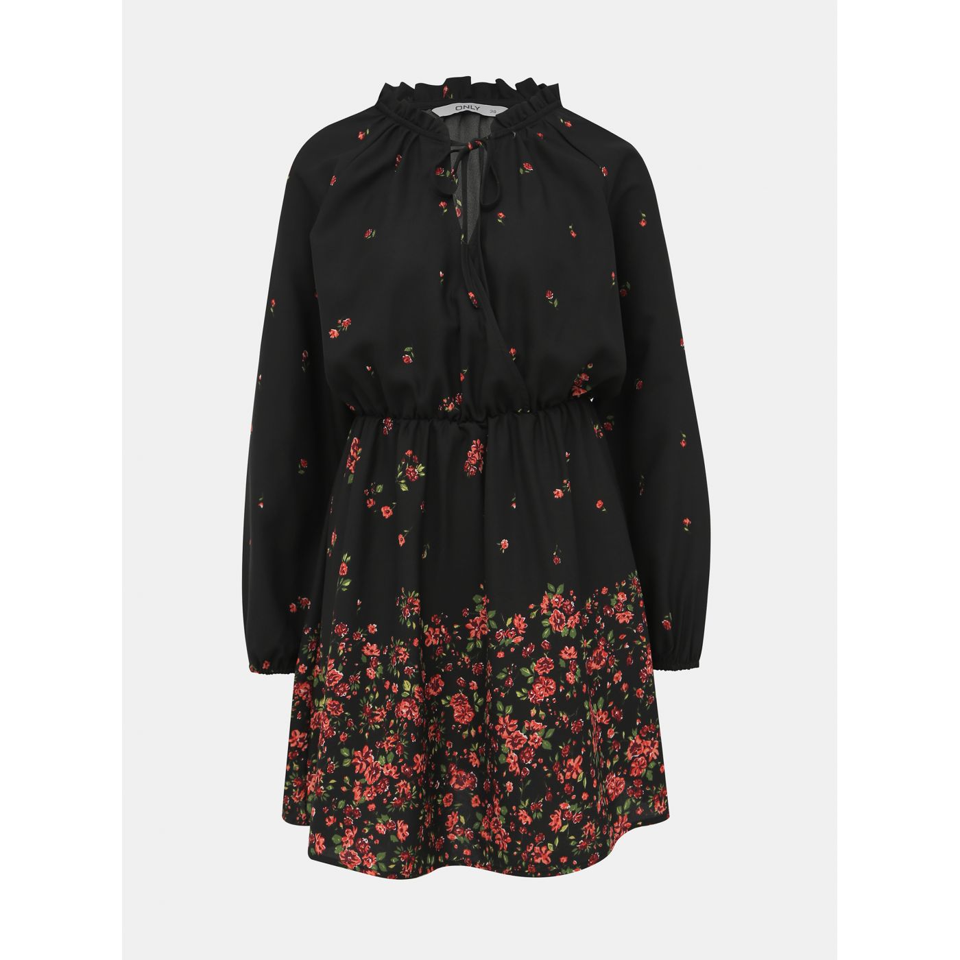 Black Floral Dress ONLY Lana