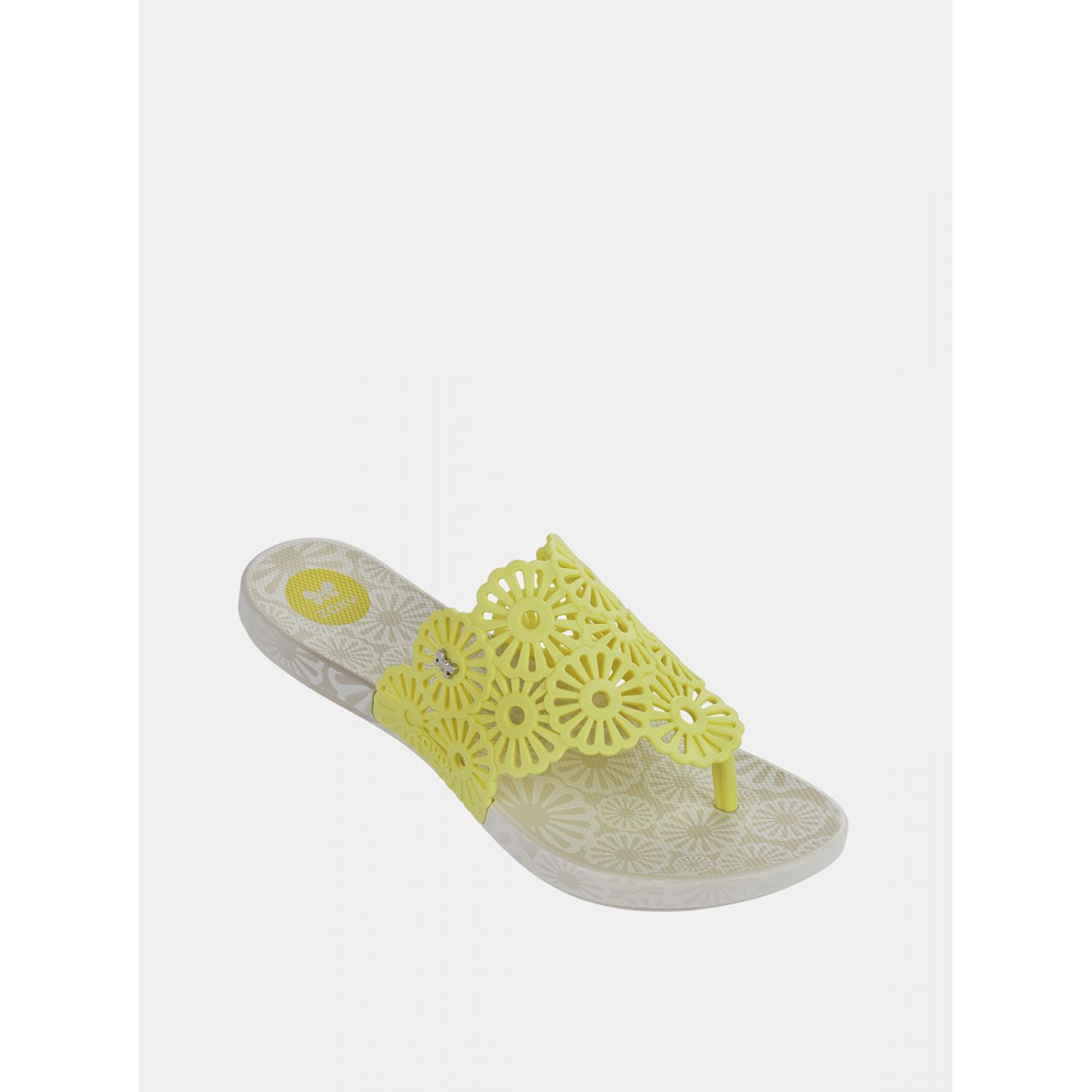 Yellow Women's Flip-Flops Zaxy