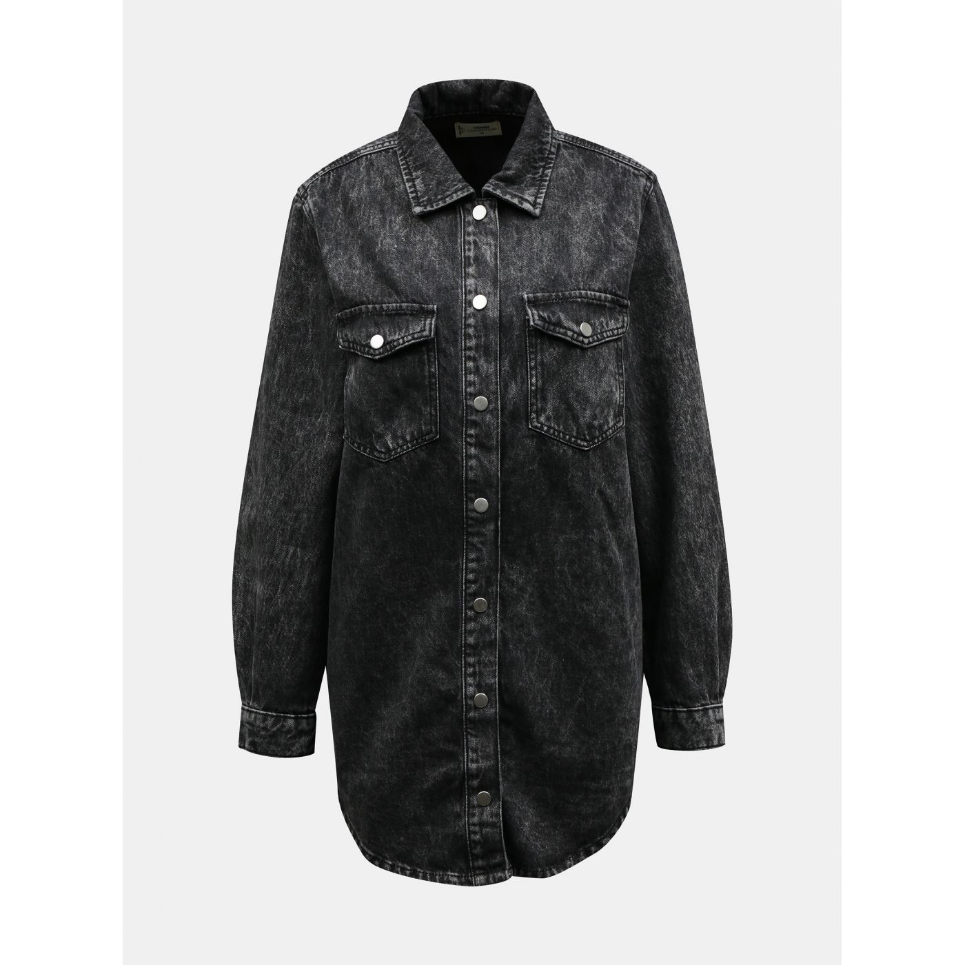 Dark grey denim long shirt TALLY WEiJL