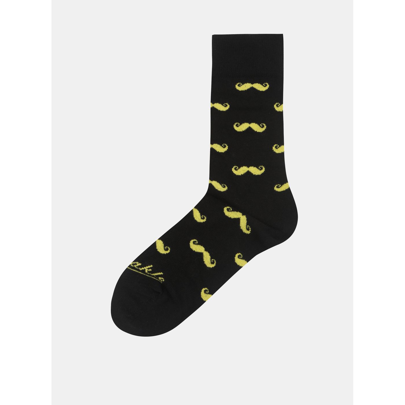 Black and yellow patterned socks Fusakle Fusion Betmen