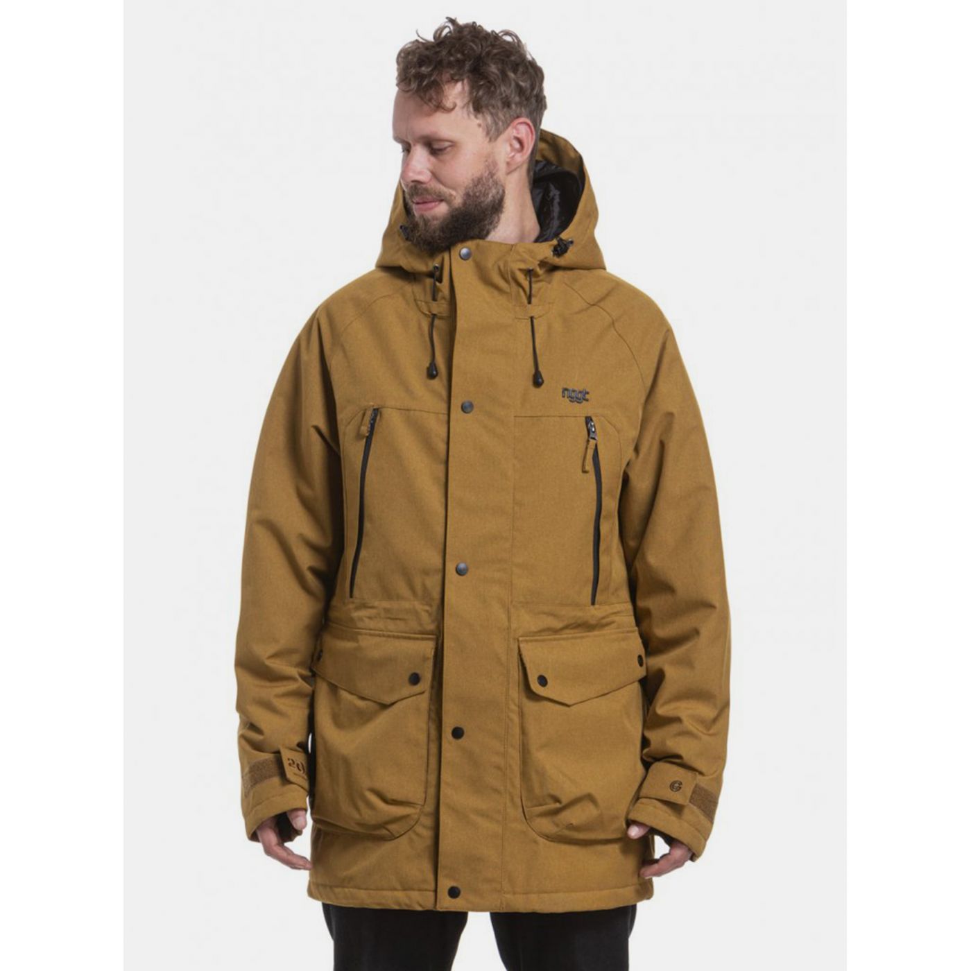 Brown Men's Winter Jacket NUGGET Reinforcer