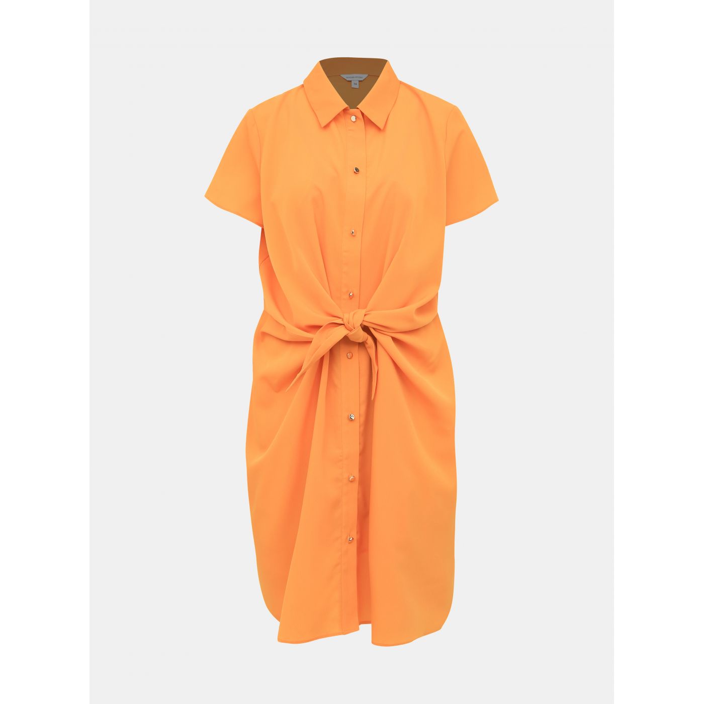 M&Co Orange Shirt Dress