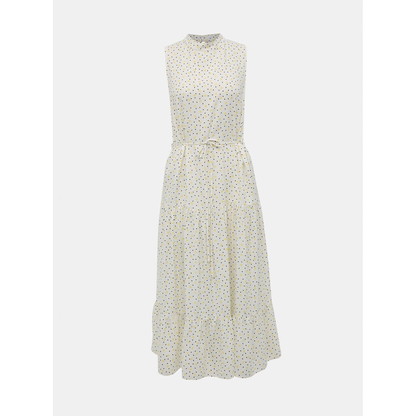 Miss Selfridge's White Polka Dot Mididly