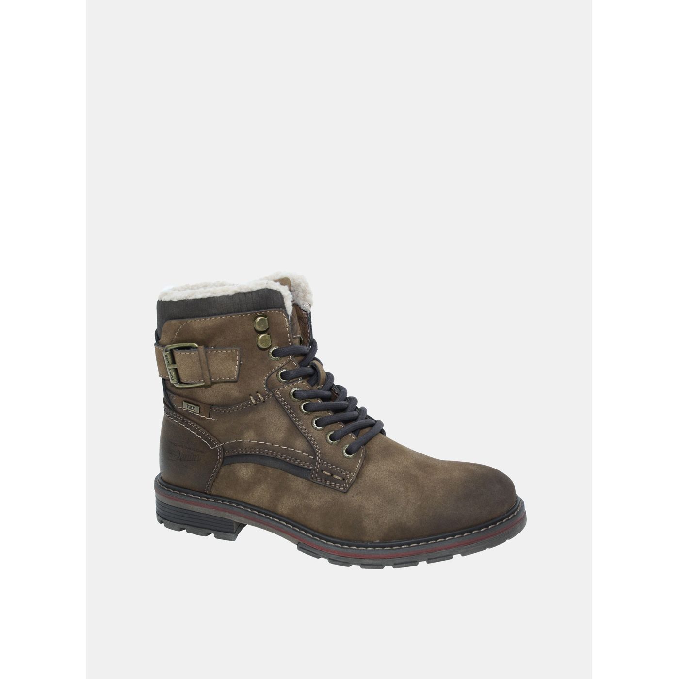 Brown Men's Winter Ankle Boots in Suede By Tom Tailor