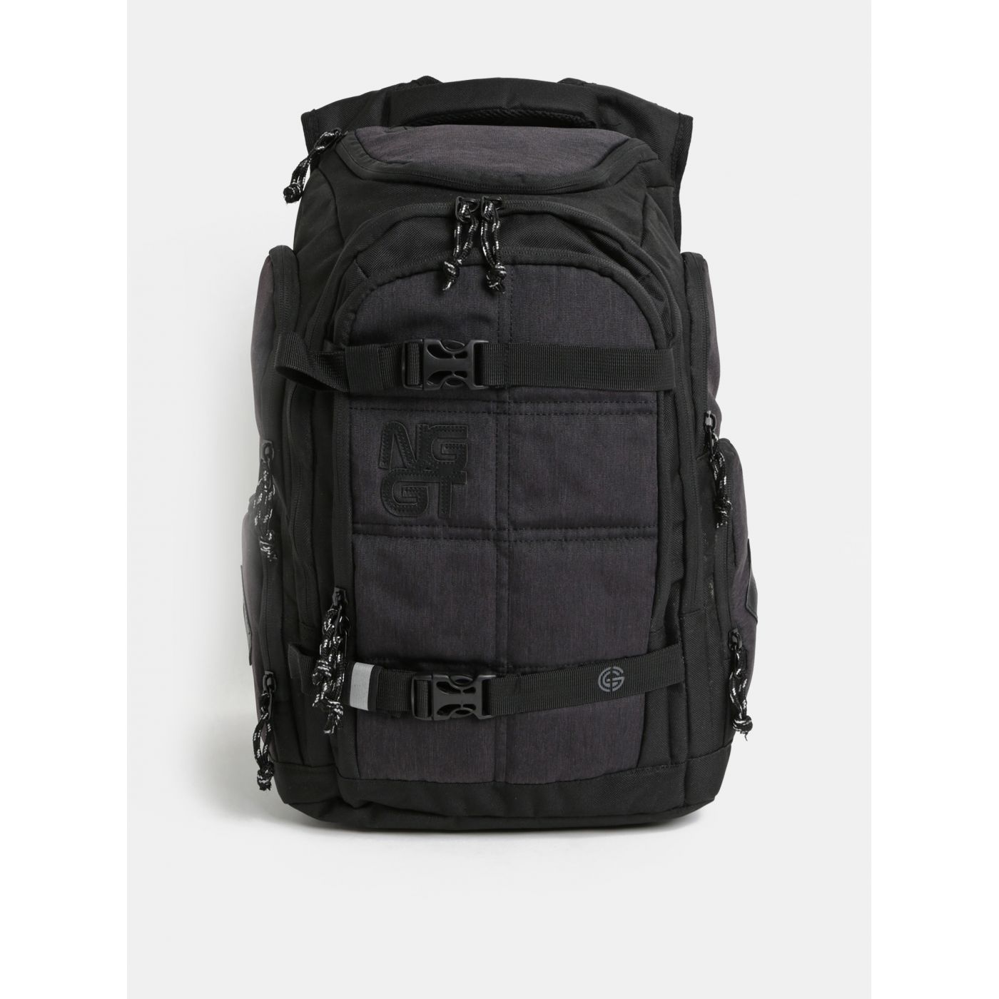 Black-grey backpack with nugget 28 l