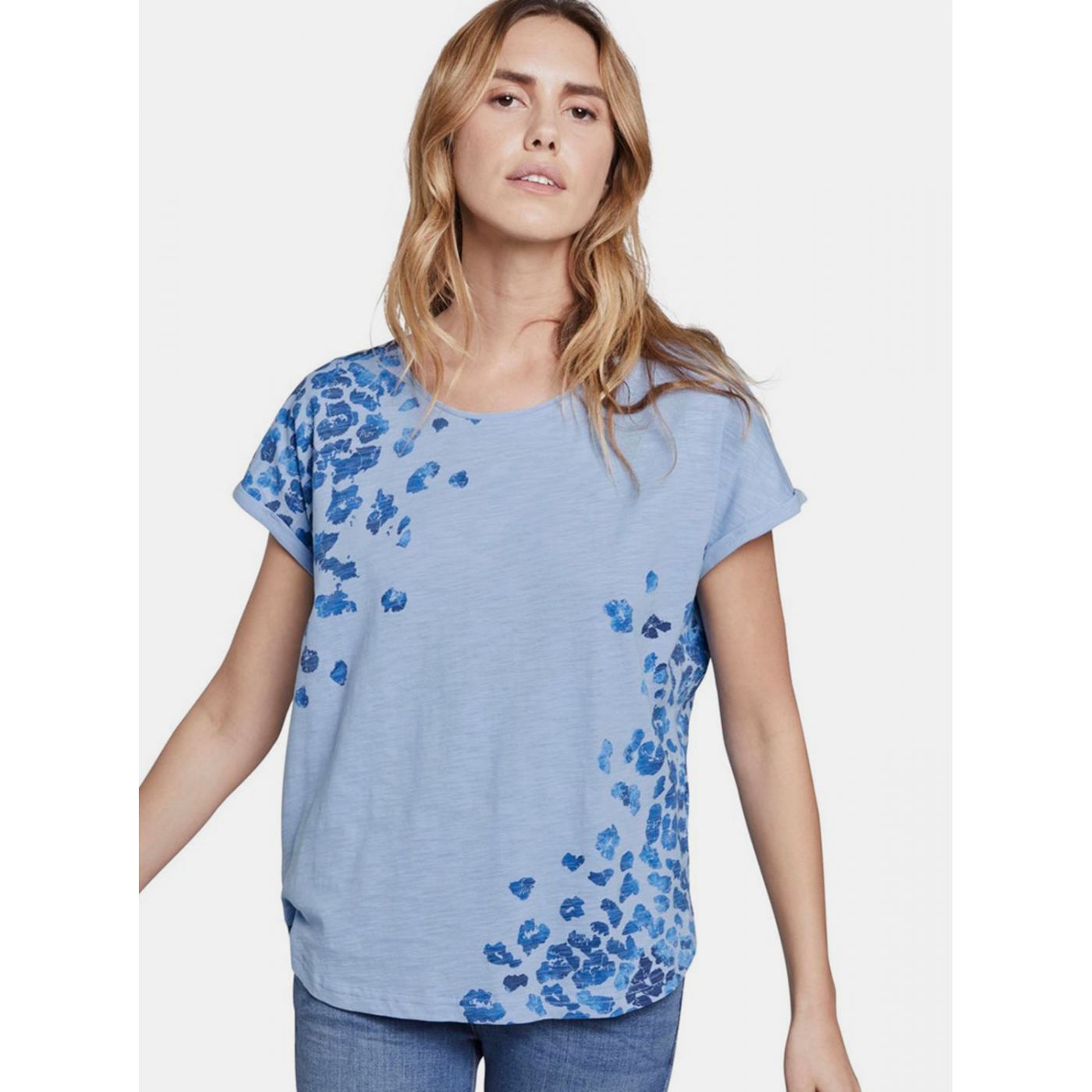 Tom Tailor Blue Women's Patterned T-Shirt