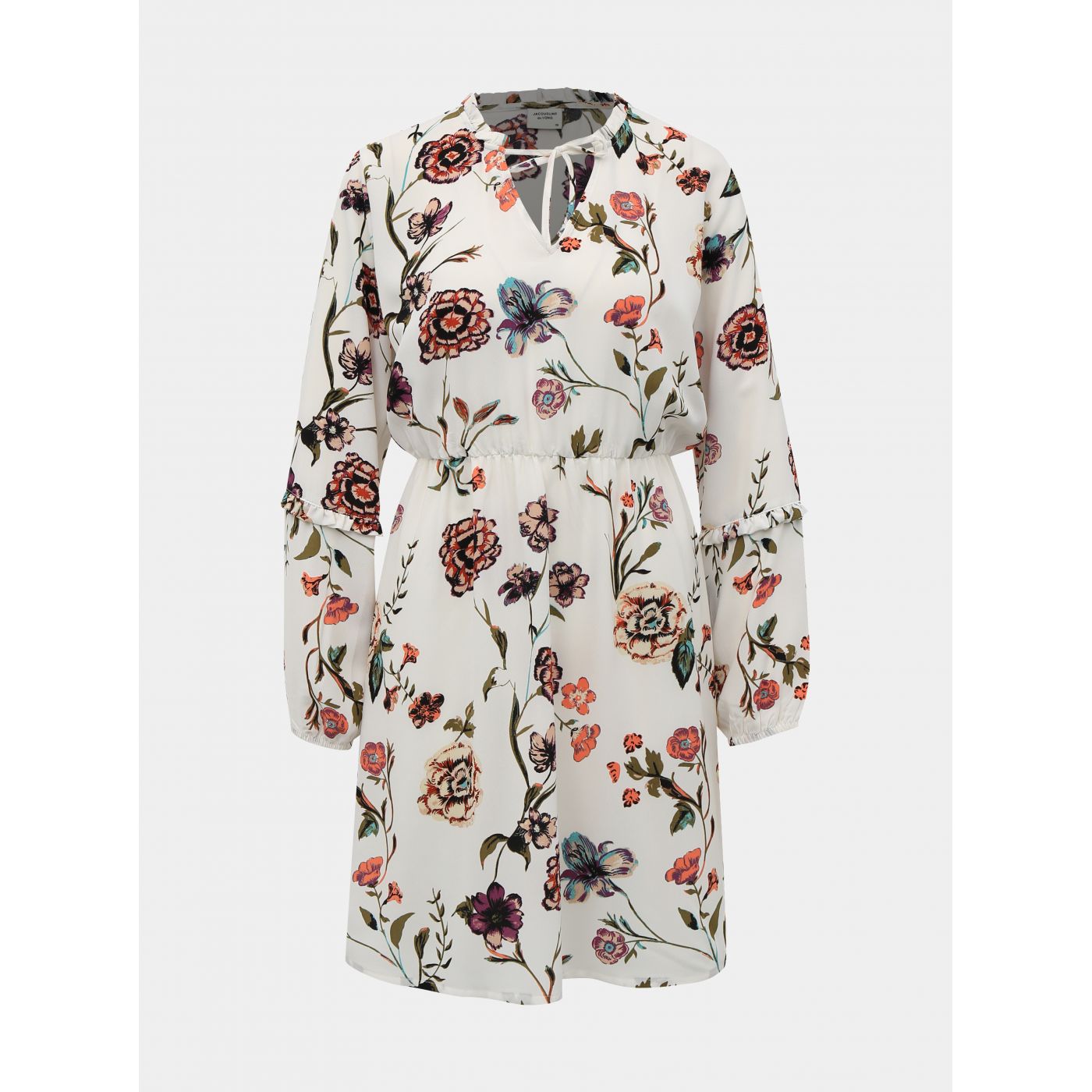 Jacqueline de Yong Ruby White Floral Dress