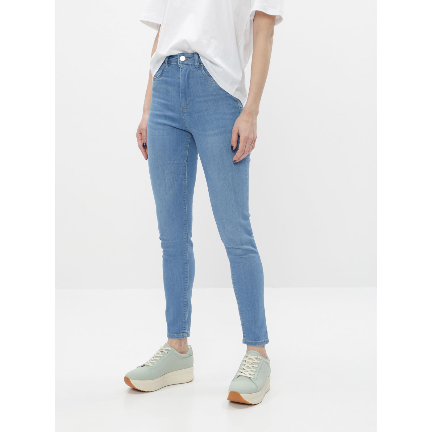 Light Blue Push up Skinny Fit Jeans TALLY WEiJL Pump
