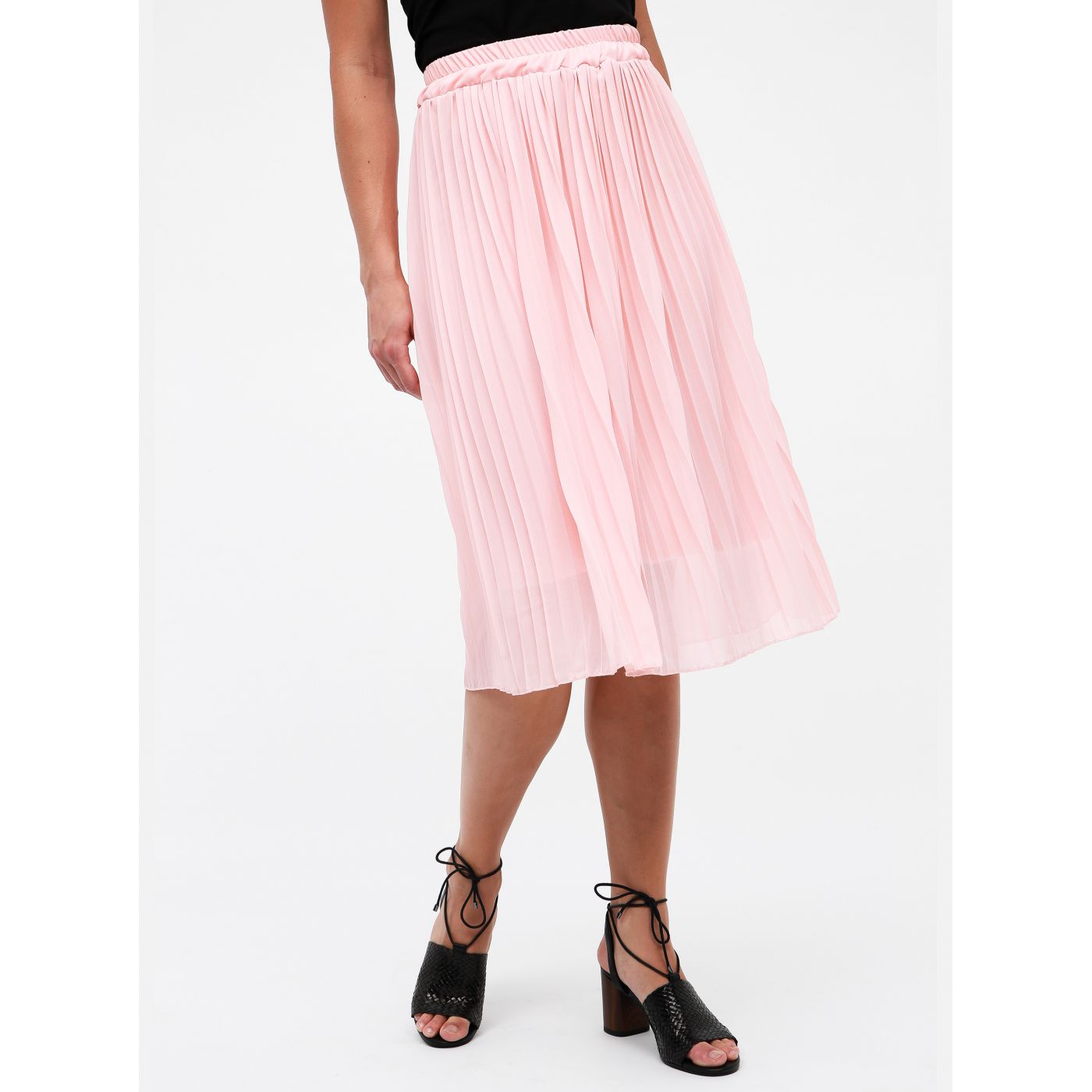 Haily's Lisi Pink Pleated Skirt
