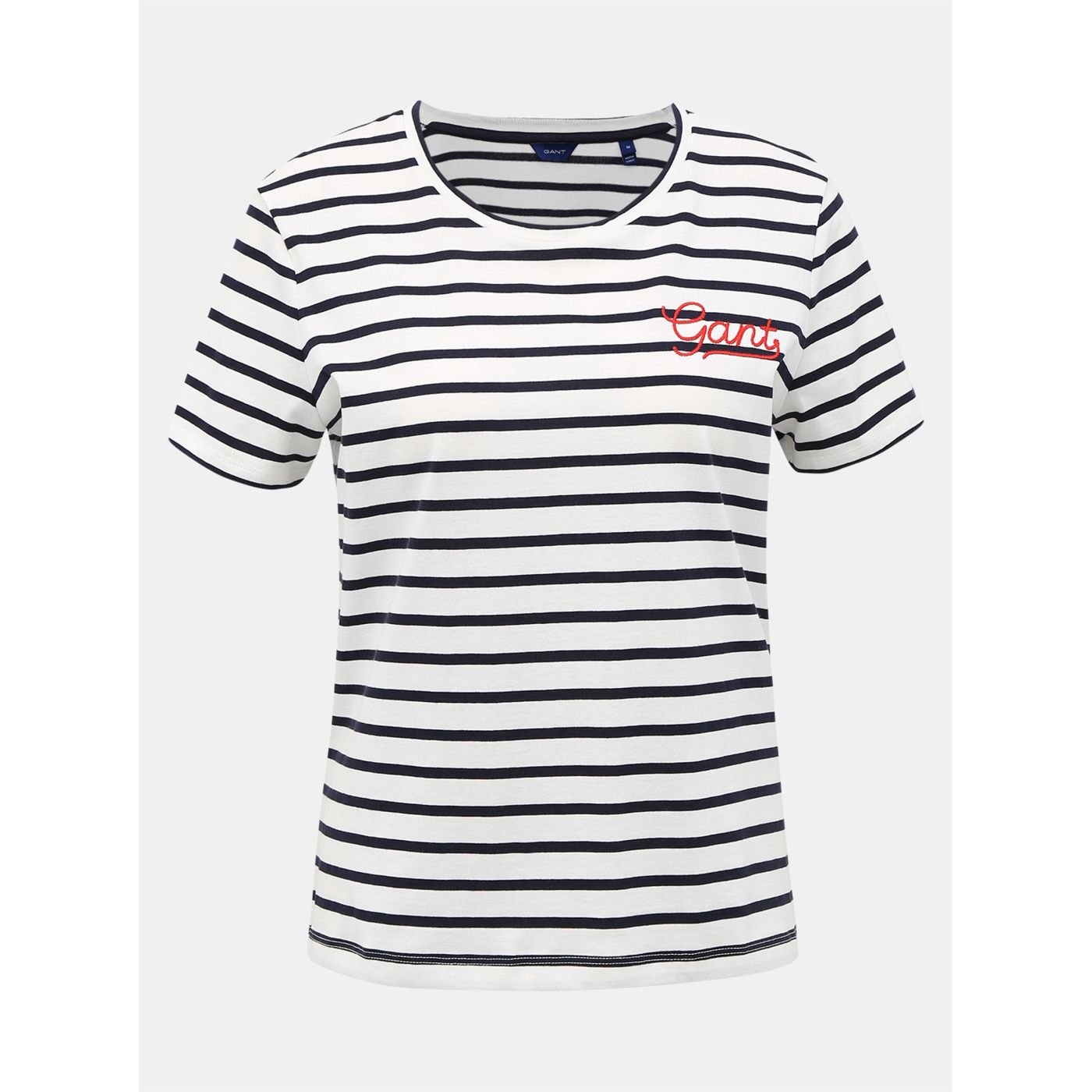 White Women's Striped GANT T-Shirt