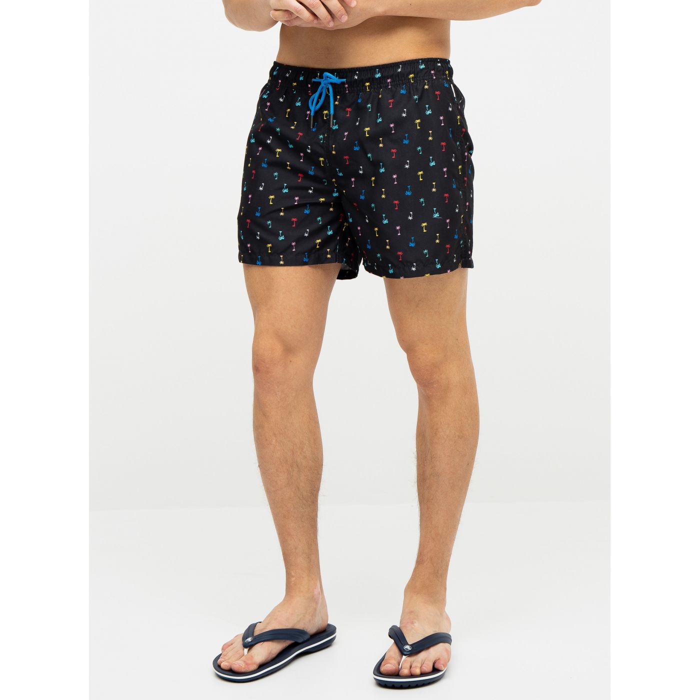Happy Socks Palm Beach Men's Patterned Swimsuit