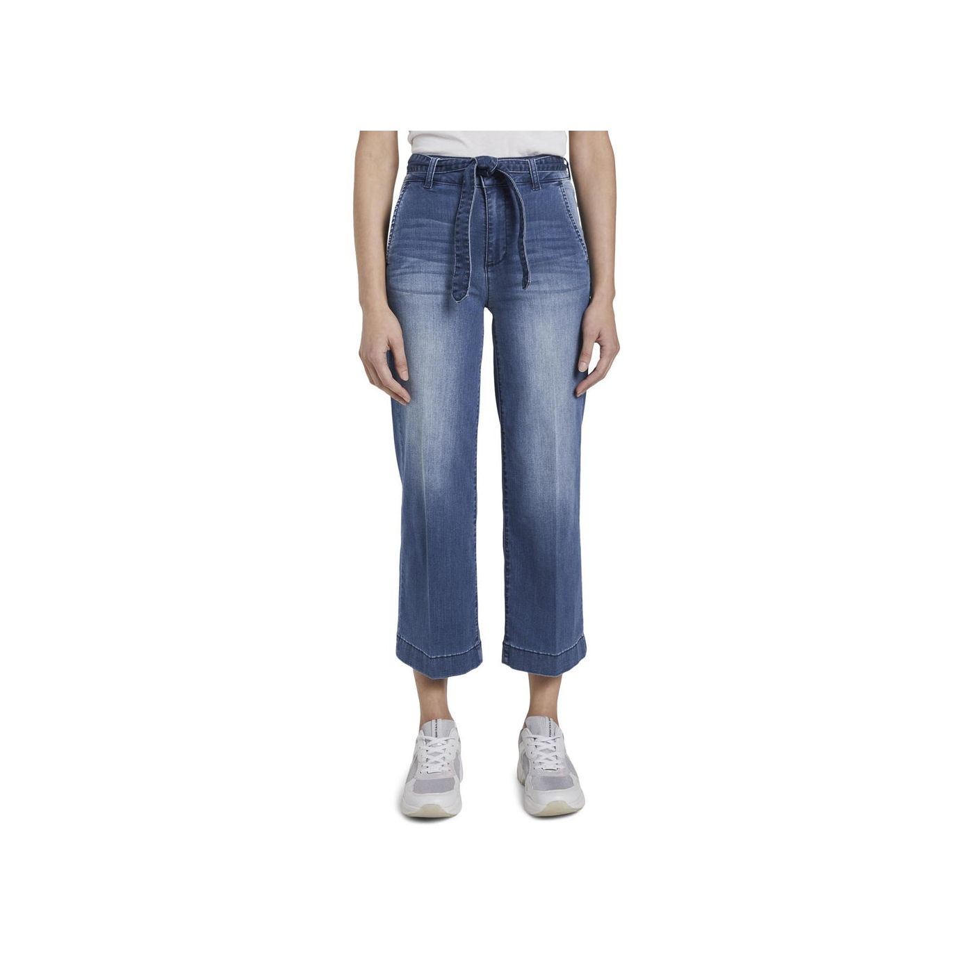 Blue Denim Culottes By Tom Tailor