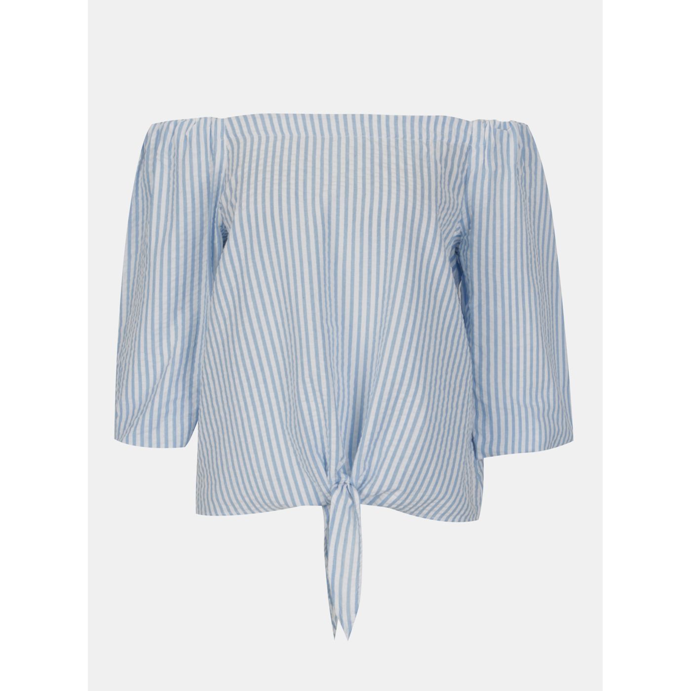 Dorothy Perkins Petite Off-the-shoulder Blue Blouse