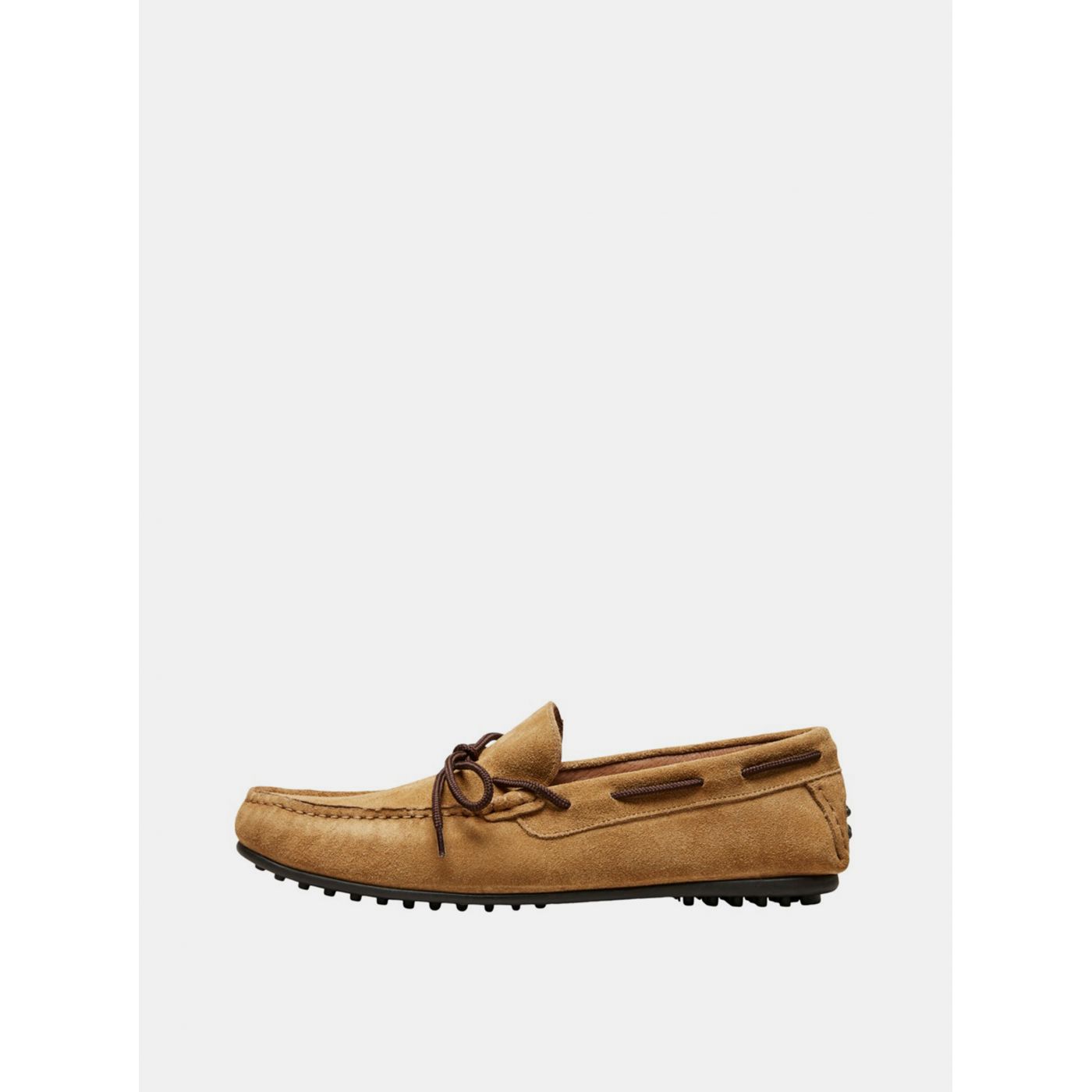 Brown Men's Suede Loafers Selected Homme