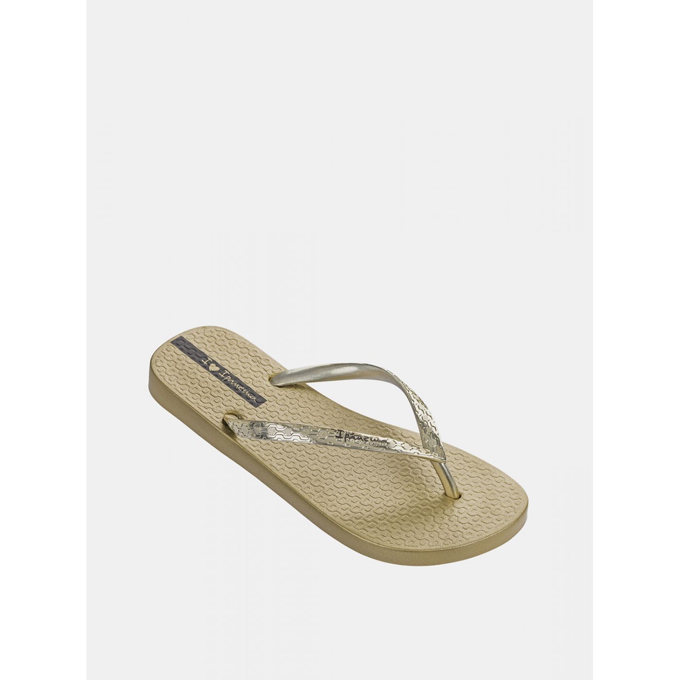 Flip-flops in gold Ipanema Glam