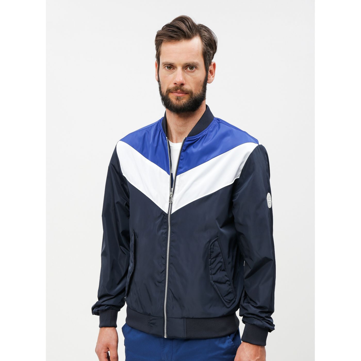 Dark blue waterrepellent bomber Jack & Jones Louis