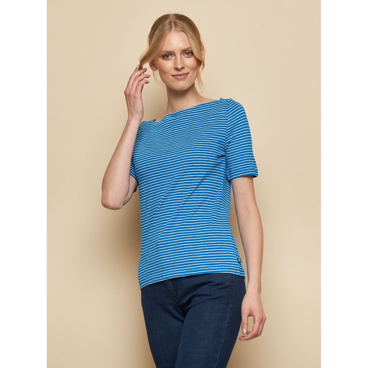 Blue Striped T-Shirt Tranquillo Aja