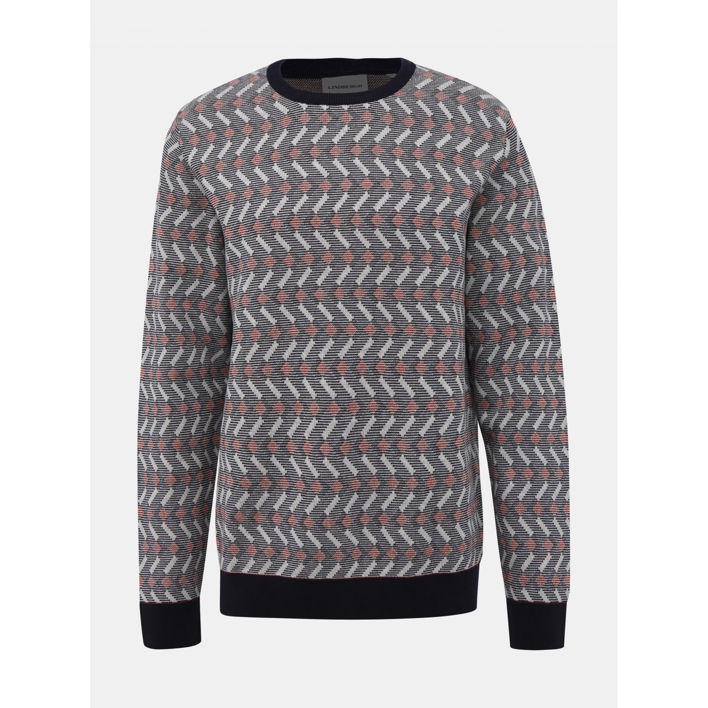 Grey Patterned Sweater Lindbergh
