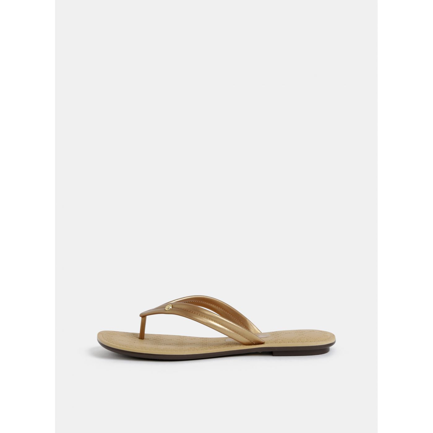 Flip-flops in Grendha gold