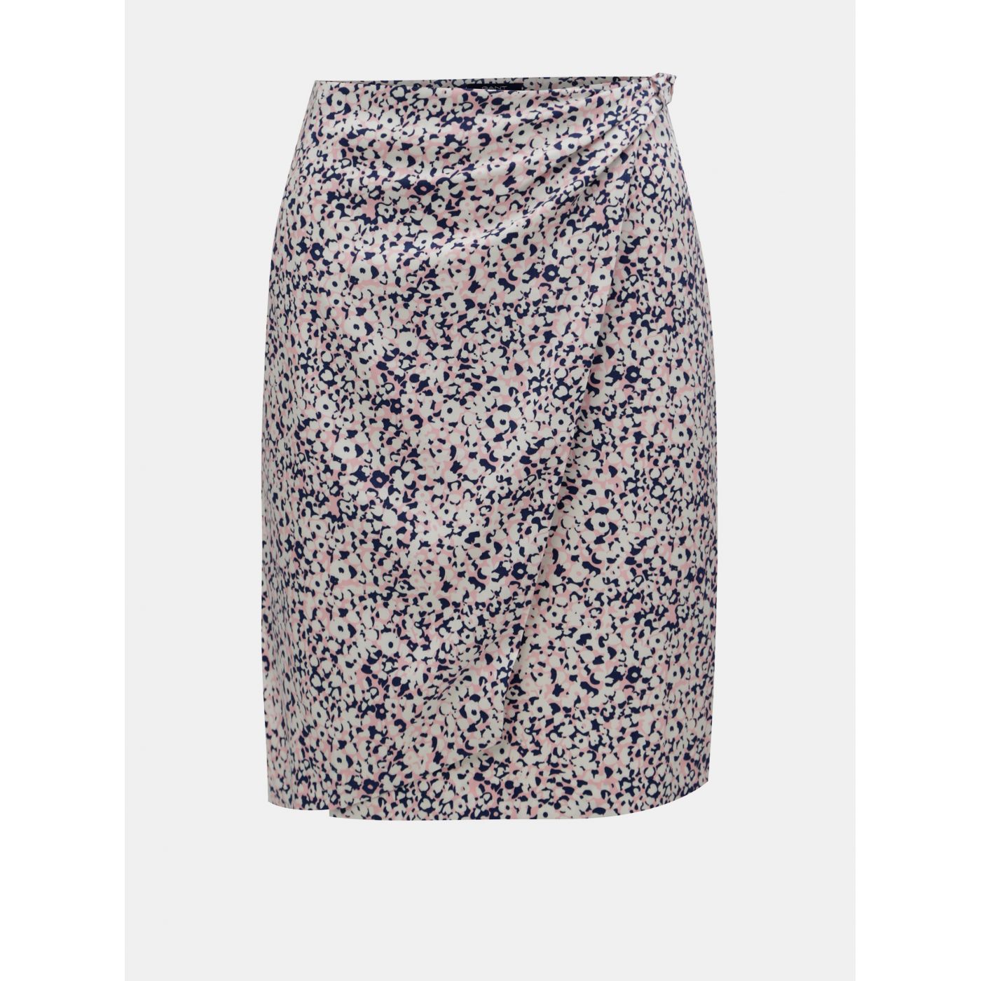 GANT Pink-Cream Patterned Wrap Skirt