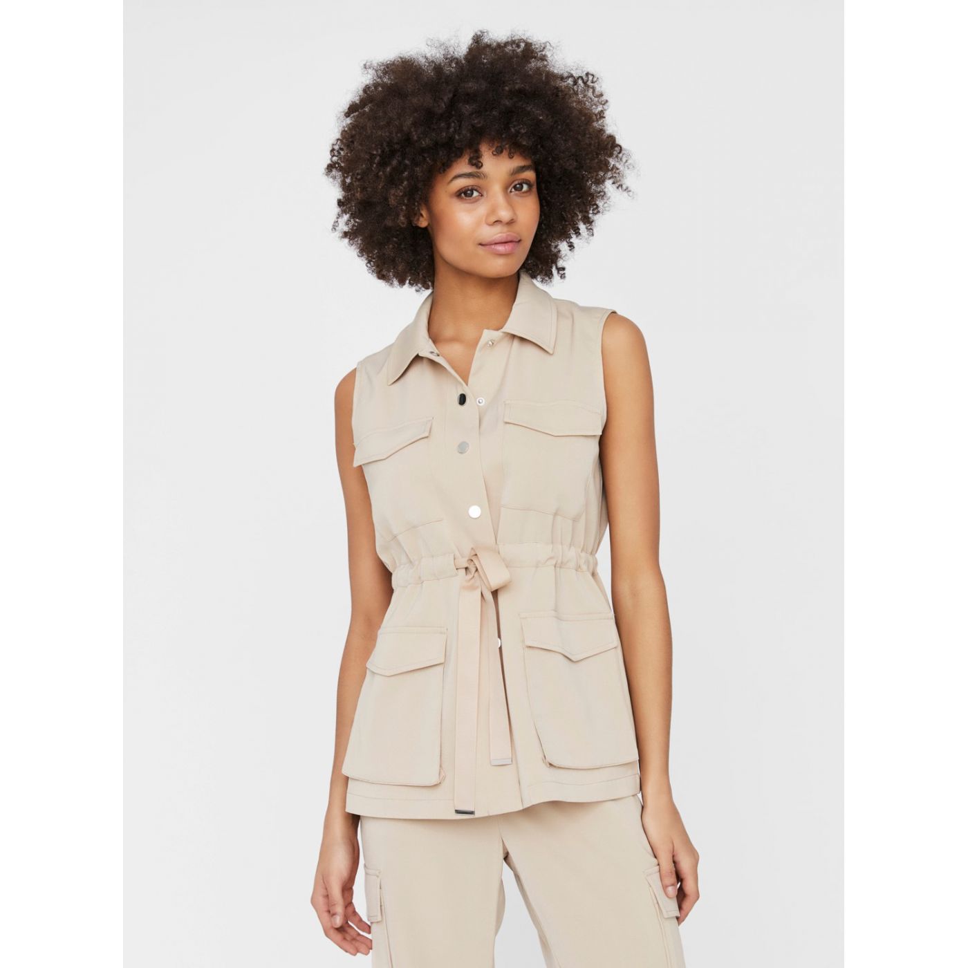 Beige vest VERO MODA Paula