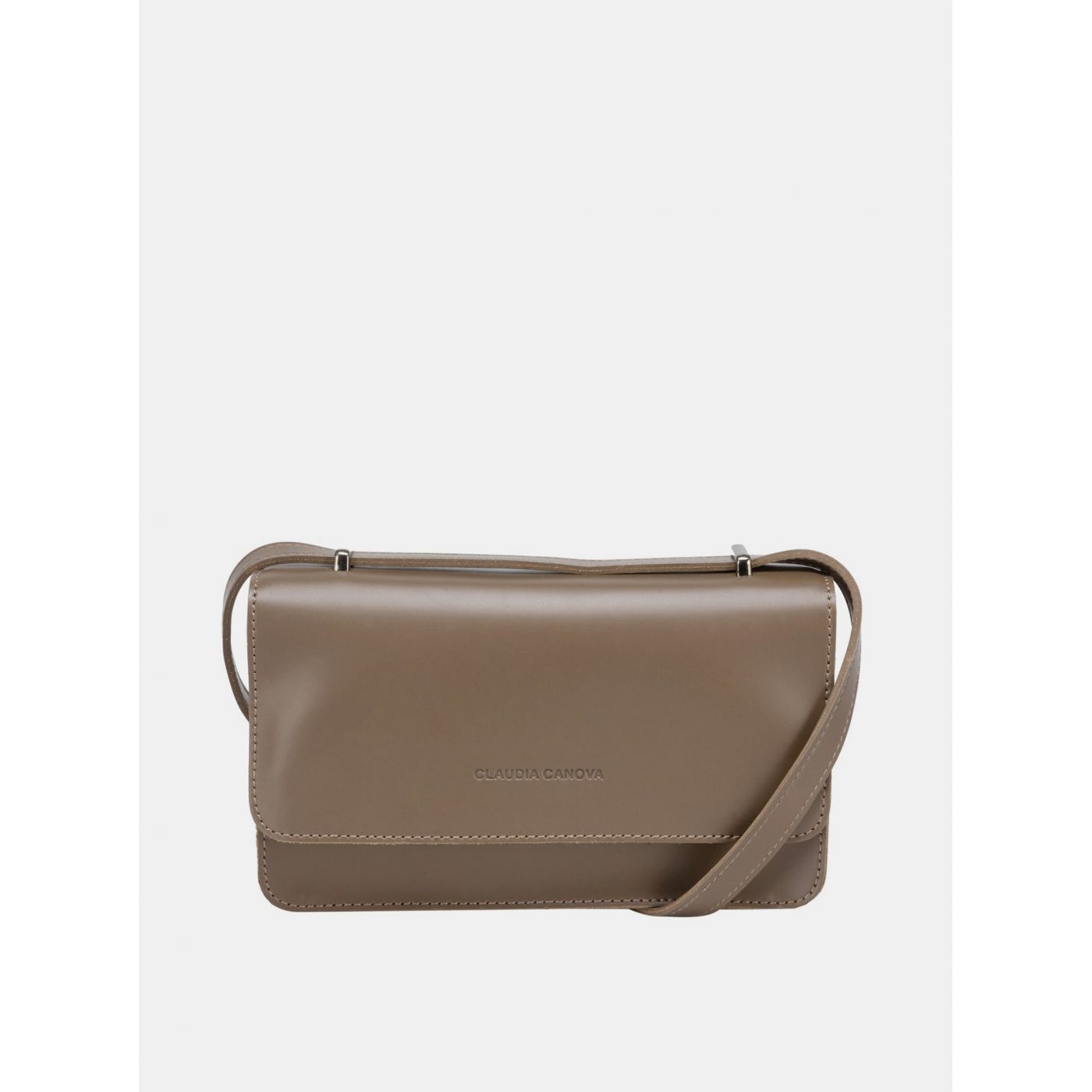 Light brown crossbody handbag claudia canova