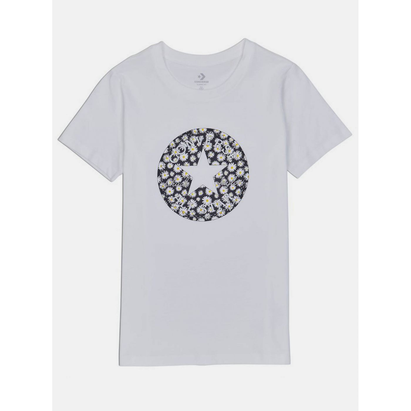 White Women's T-Shirt Converse