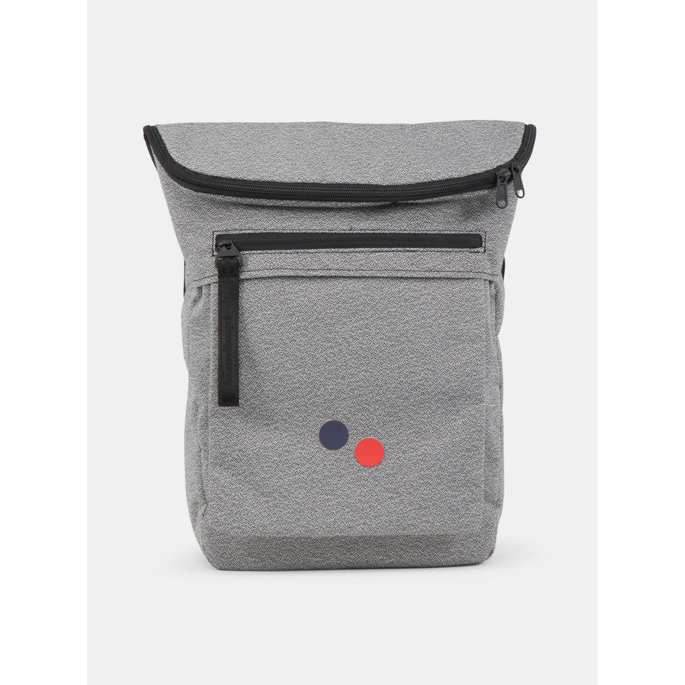 Grey patterned backpack pinqponq Klak 18 l