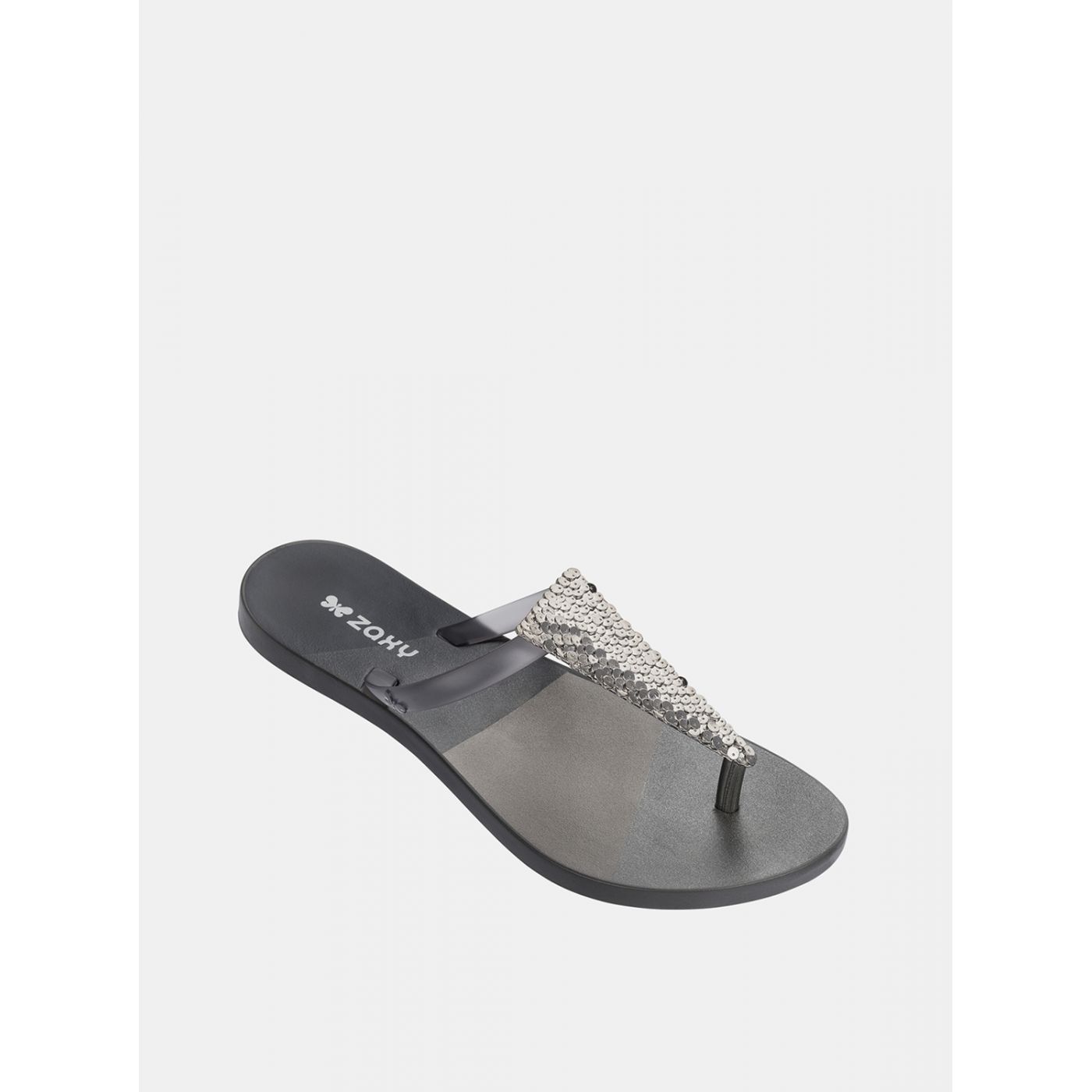 Grey Women's Flip Flops Zaxy