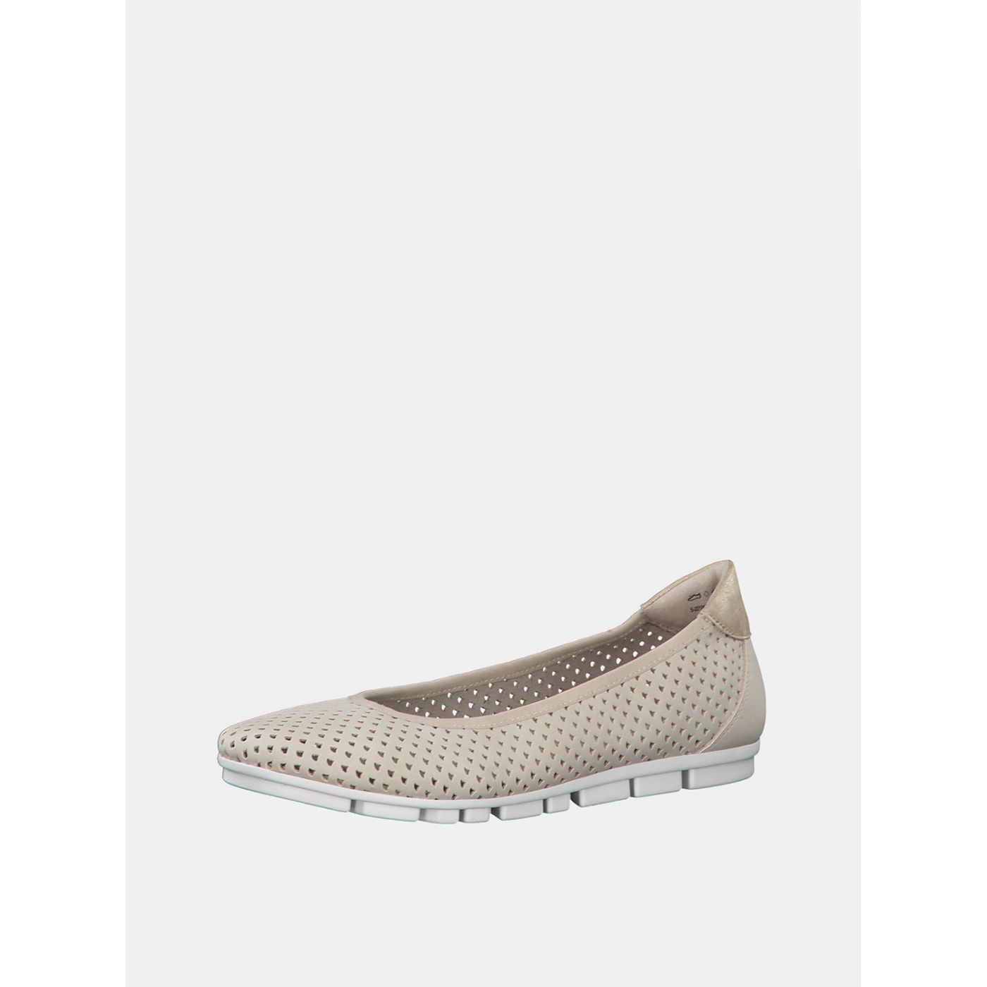 Beige perforated ballerinas s.Oliver