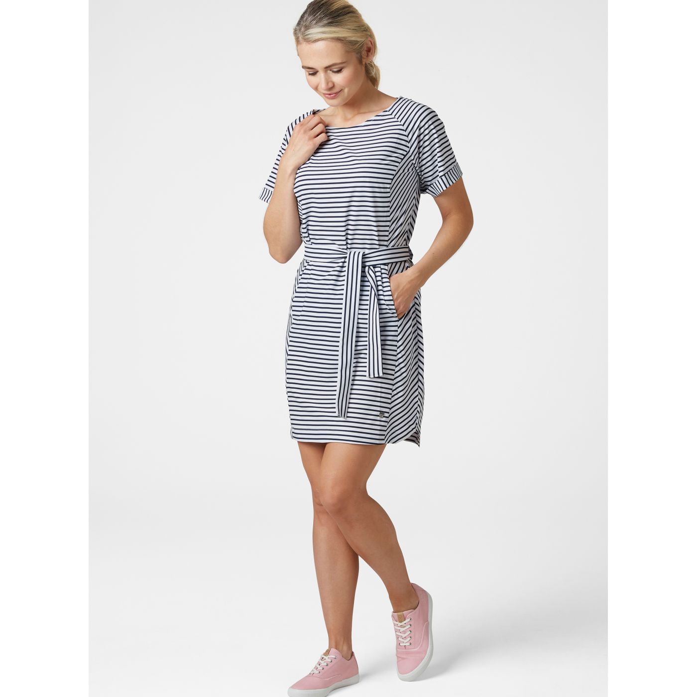 White-blue striped dress HELLY HANSEN Thalia