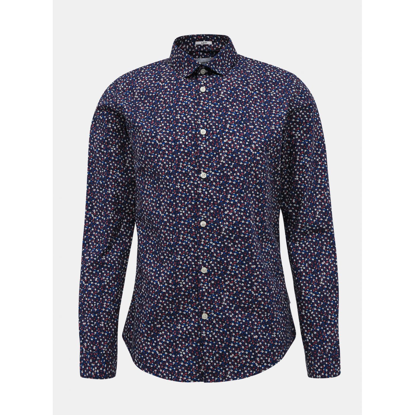 Lindbergh Pink-blue Floral Shirt