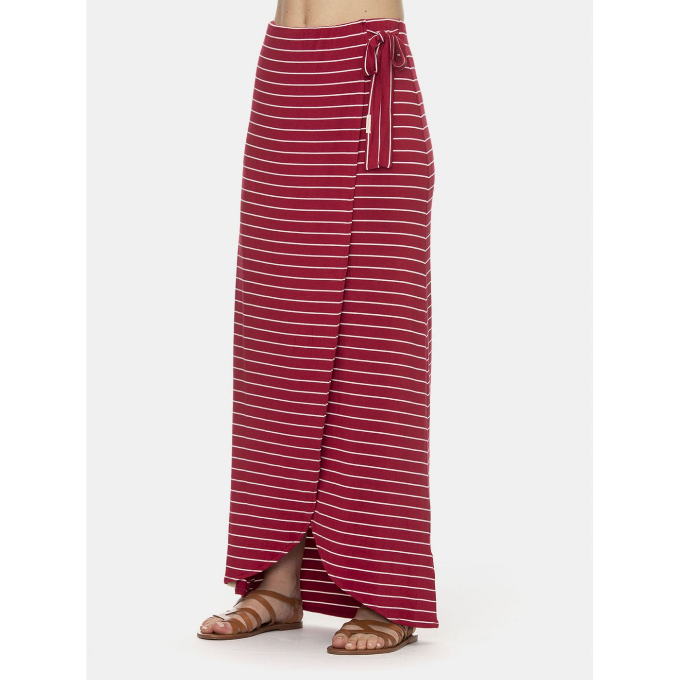 Red Striped Maxi Skirt Ragwear Adelka
