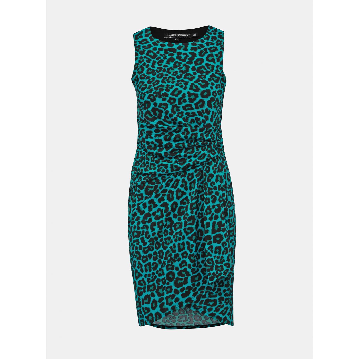 Black-green Billie & Blossom Leopard-Print Dress