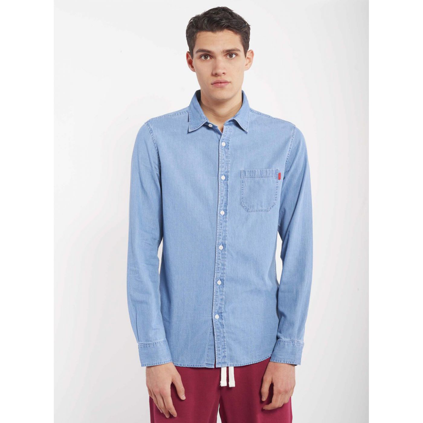 Alcott Blue Men's Denim Shirt