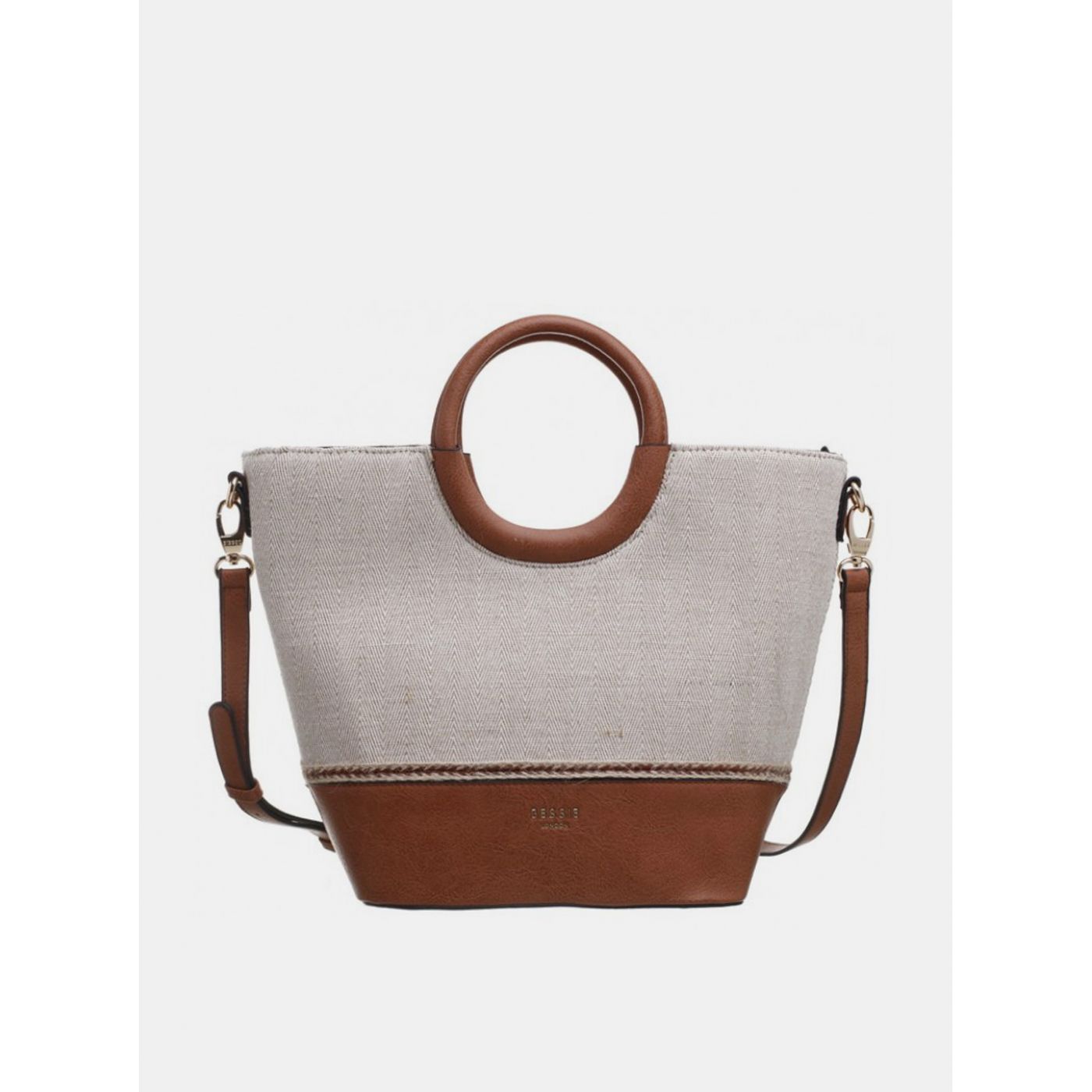 Bessie London Brown-beige handbag