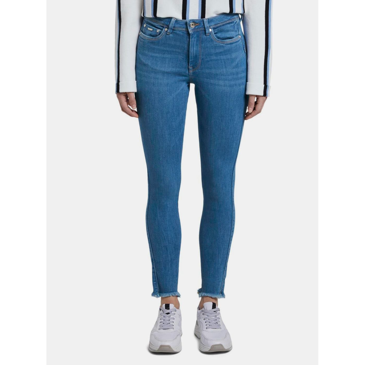Blue Women's Push up Skinny Fit Jeans Tom Tailor Denim Nela