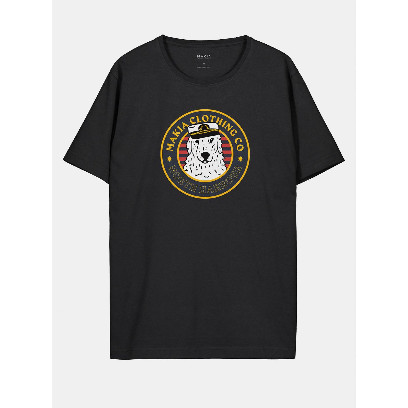 Makia Pepi Printed Men's Black T-Shirt