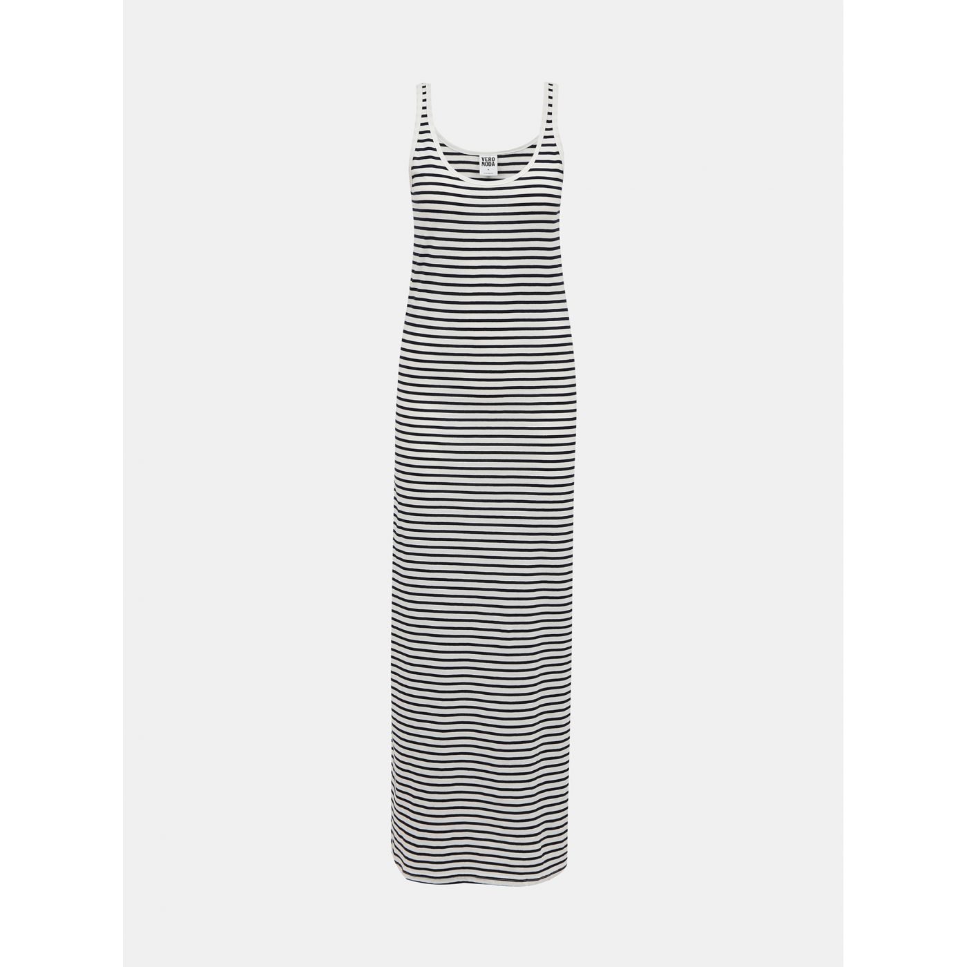 Blue-white striped basic maxi dress VERO MODA