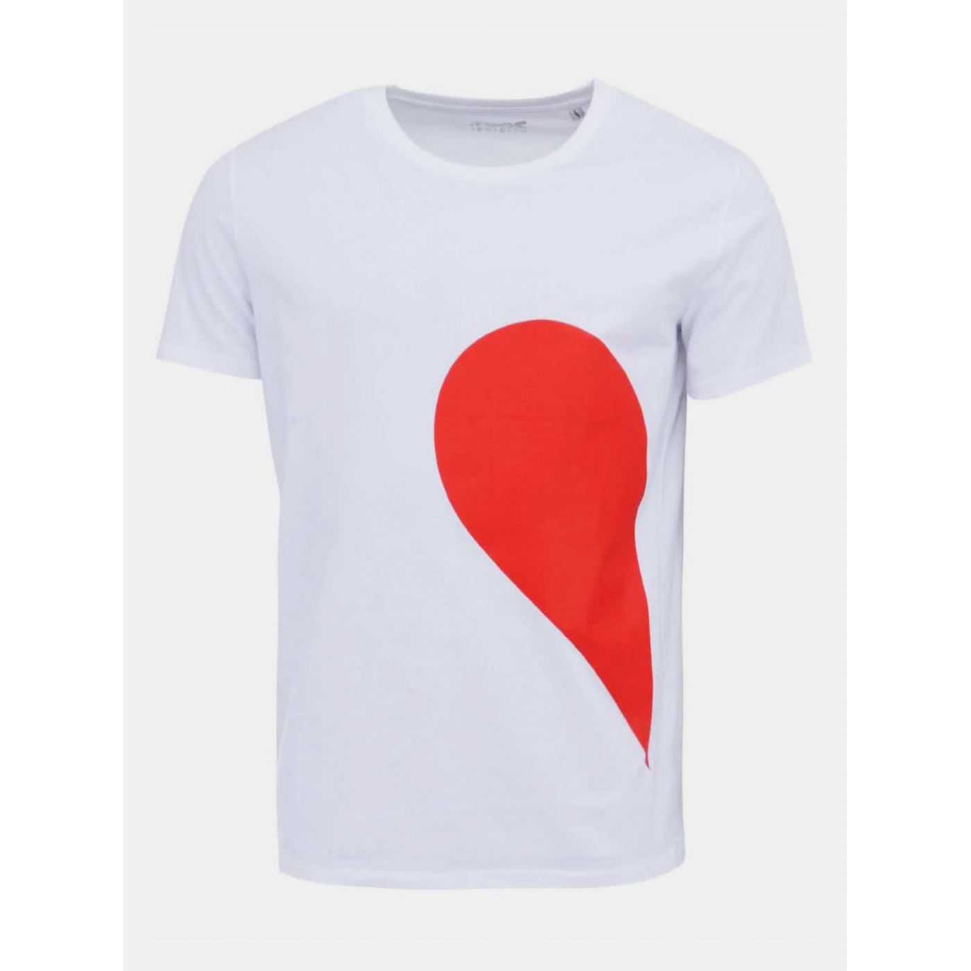 ZOOT Original White Men's T-Shirt ZOOT Original His Side Heart