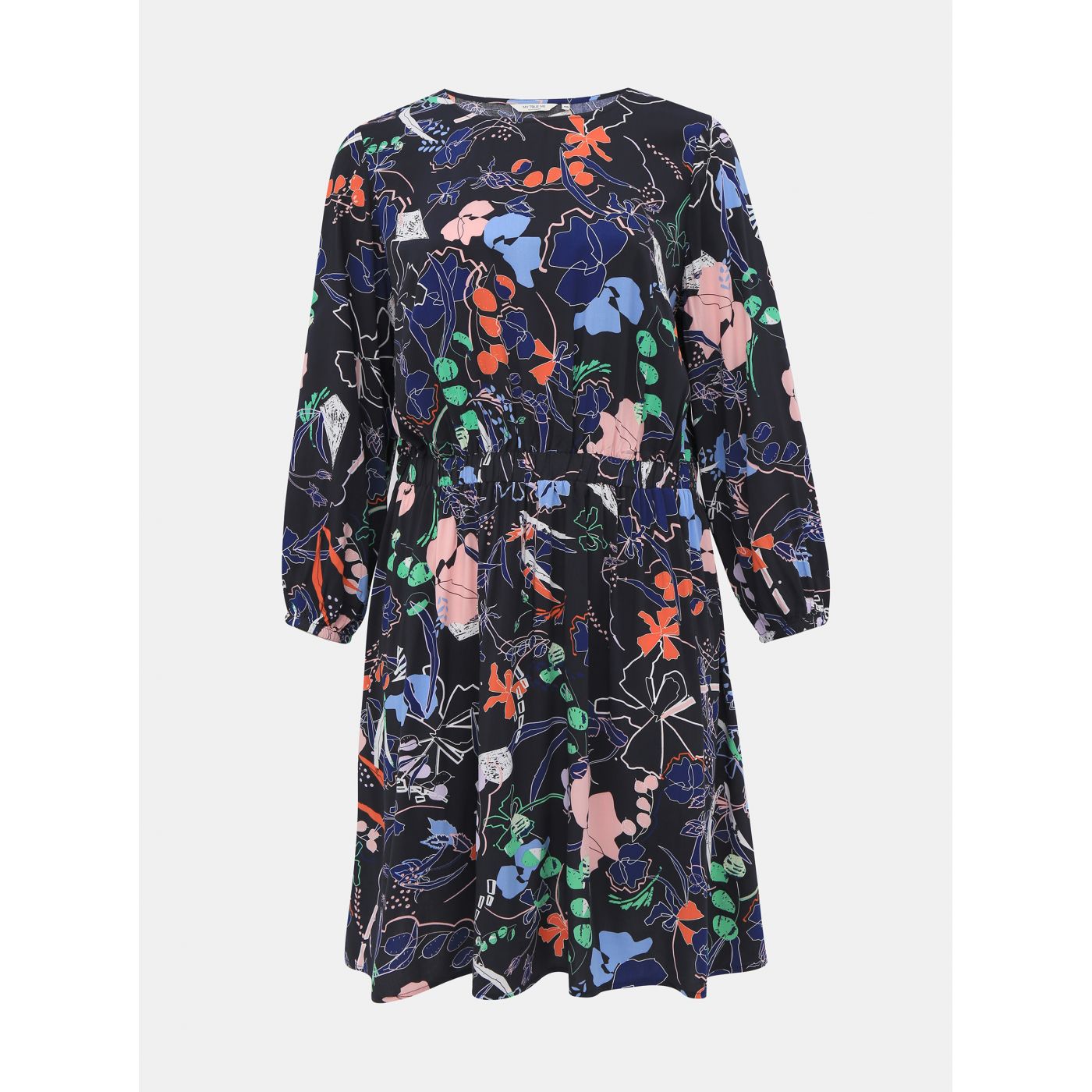 My True Me Tom Tailor's Dark Blue Floral Dress